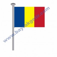 ROMANYA GÖNDER BAYRAK 50x75 ( EBAT SEÇİNİZ )